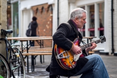 Busking in Winchester