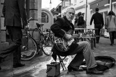 Busking in Winchester