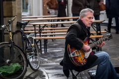 Busking in Winchester