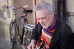 Busking in Winchester